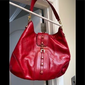 Tory Burch red handbag EUC